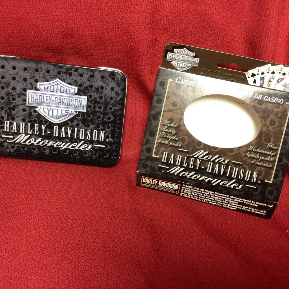 HARLEY-DAVIDSON playing cards
